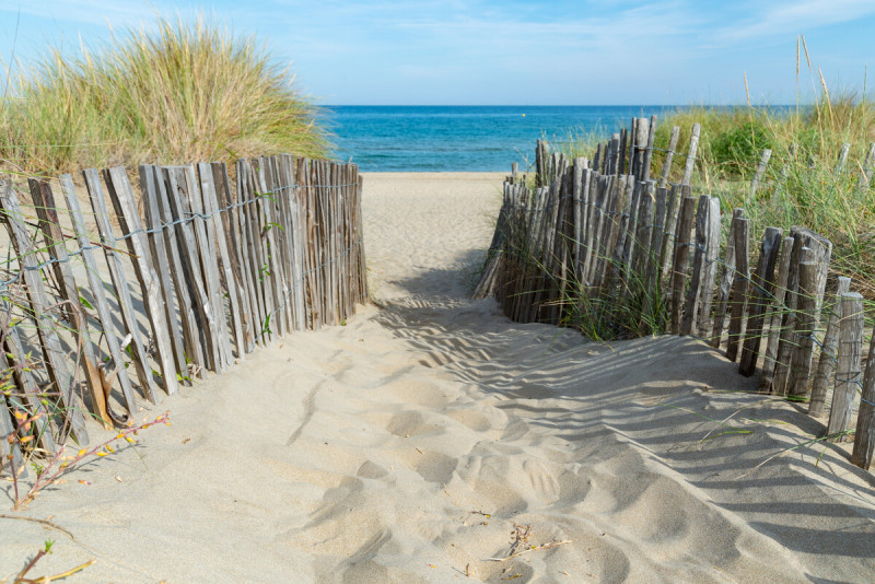 An den Strand gehen