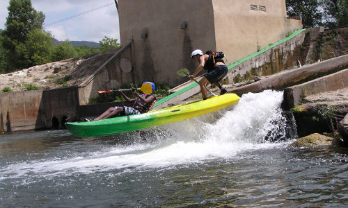 ASC - Roquebrun - Canoe - Grandeur Nature - Glissiere de Colombières