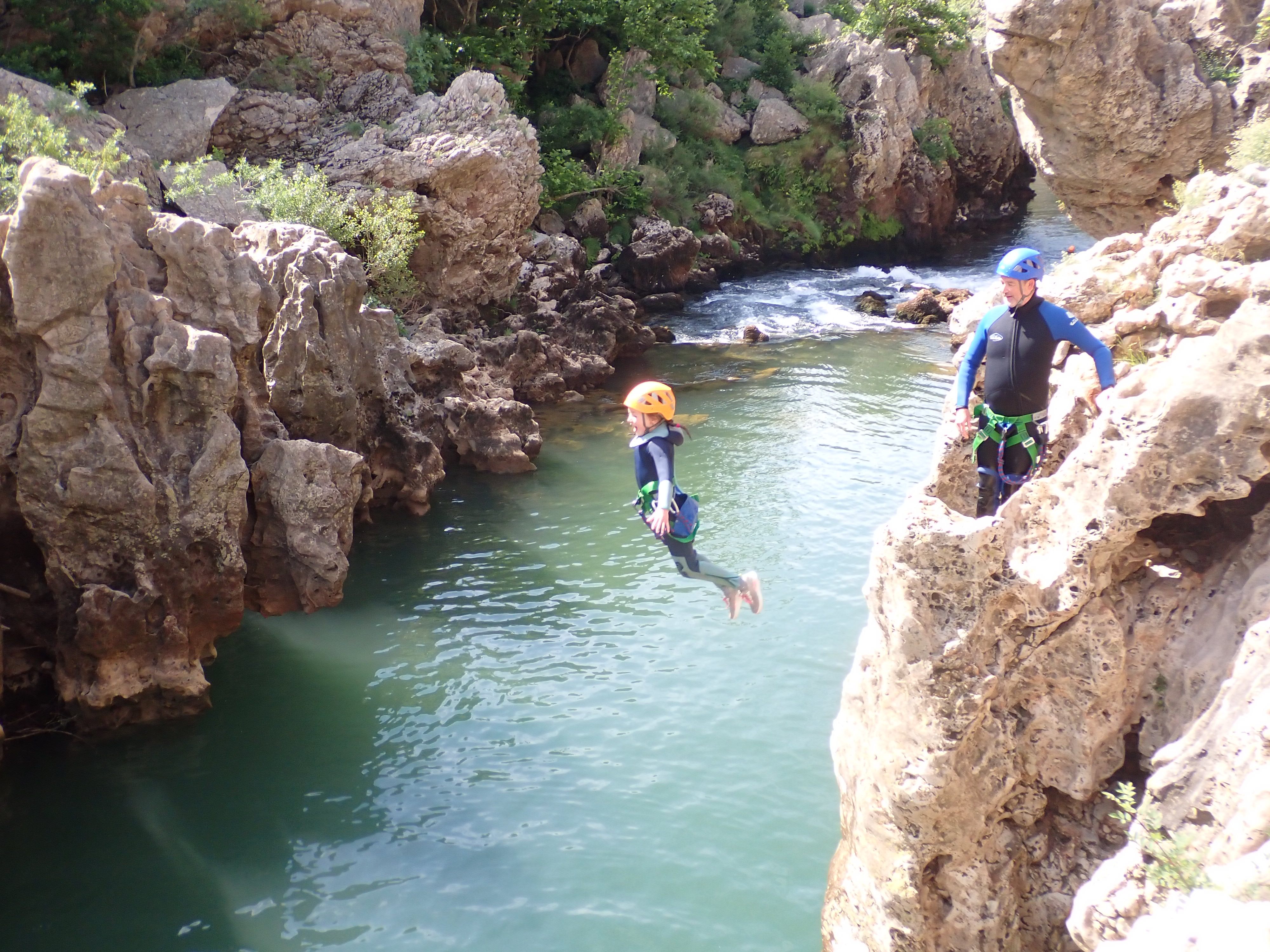 Canyoning pitchoun Natureo sport aventure