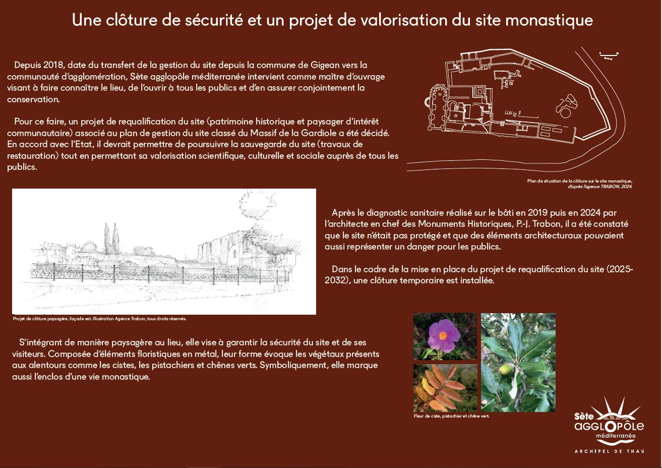 Panneau 2 Abbaye Saint Felix Montceau