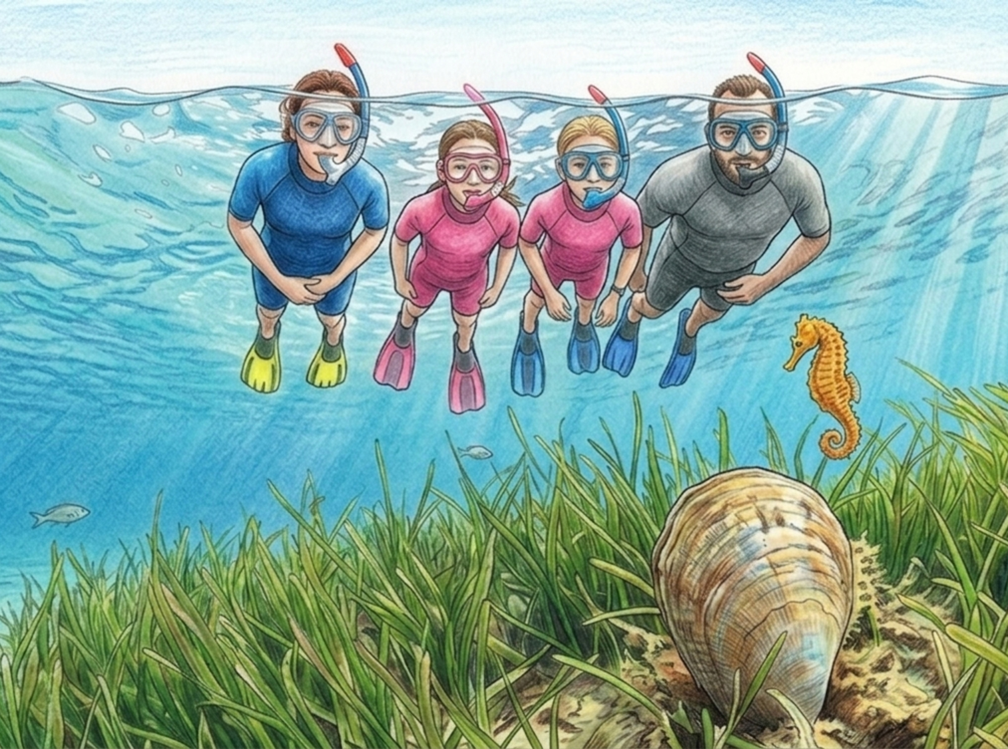 Randonnée palmée Lagune de Thau