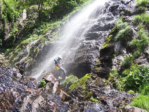 Cascade Via Ferrata canoe 34 herault