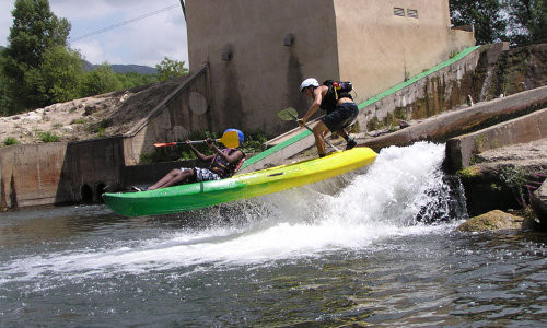 ASC - Roquebrun - Canoe - Grandeur Nature - Glissiere de Colombières