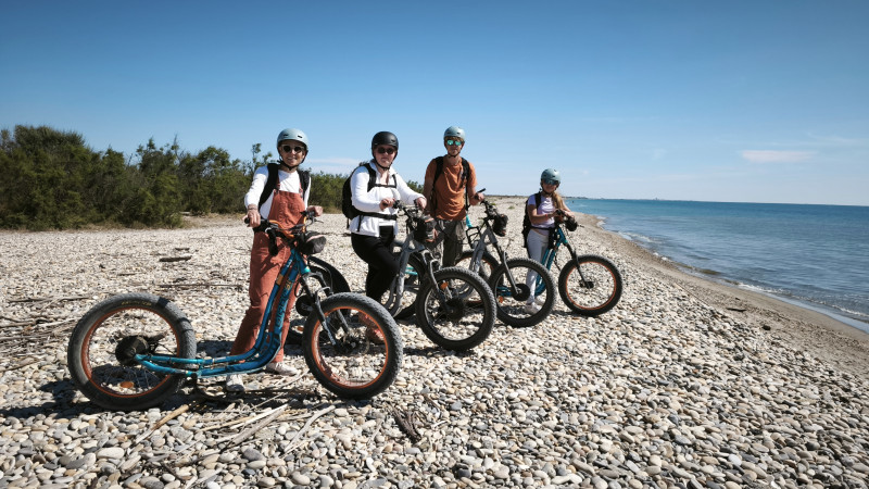Balade Trottinette à Vic la Gardiole - © TROTTUP Balade Trottinette à Vic la Gardiole