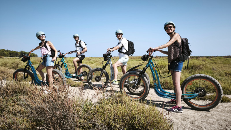 Balade en Trott tout terrain au Bois des Aresquiers - © TROTTUP Balade en Trott tout terrain au Bois des Aresquiers