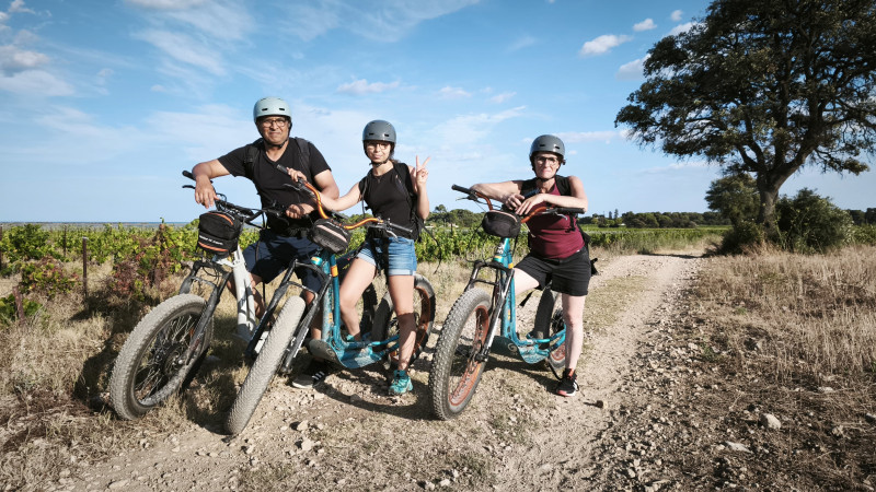Balade en trott tout terrain dans les Vignes - © TROTTUP Balade en trott tout terrain dans les Vignes