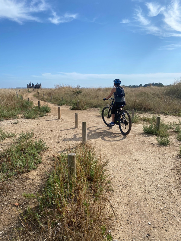 Balade en VTT electrique au Aresquier Frontignan 