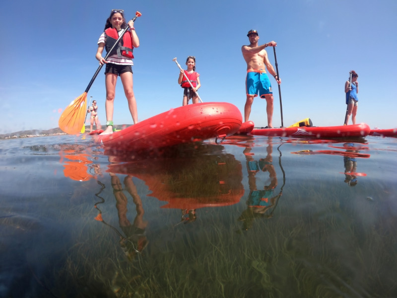 Balade en Paddle avec enfants