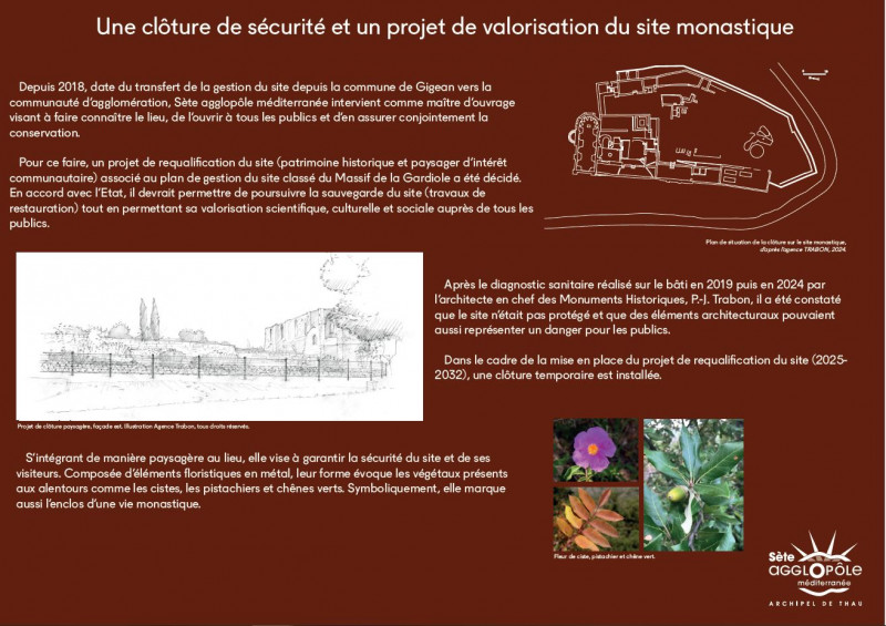 Panneau 2 Abbaye Saint Felix Montceau