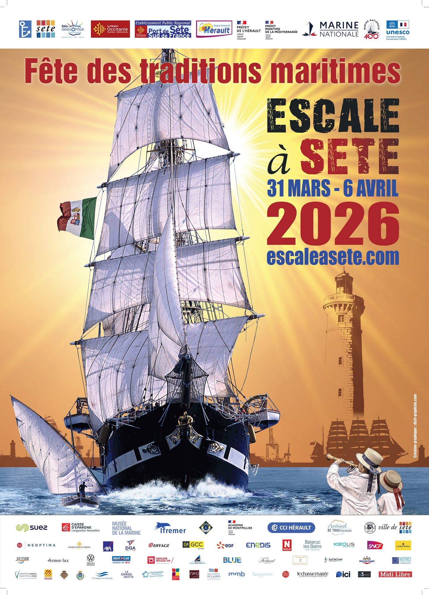 ESCALE À SÈTE 2026 FÊTE DES TRADITIONS MARITIMES