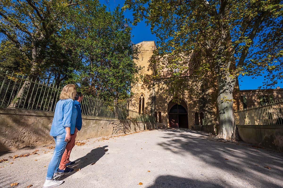 Arrivée à l'abbaye de Valmagne - © Régis Domergue