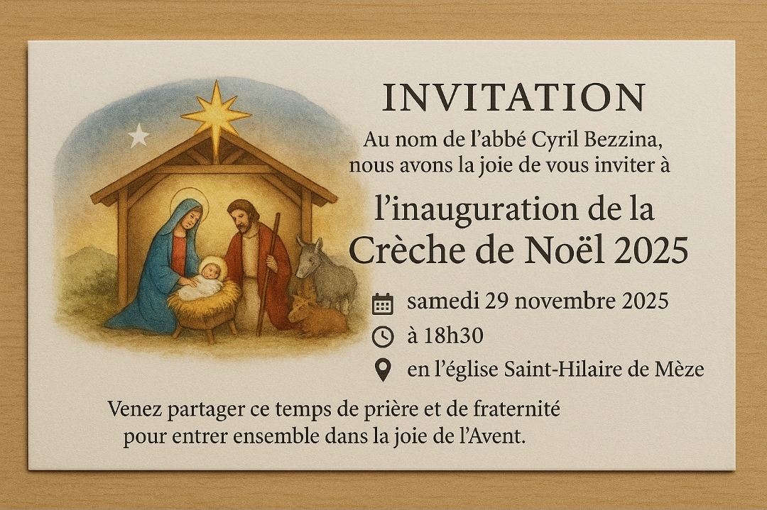 INAUGURATION DE LA CRÈCHE MÉZOISE