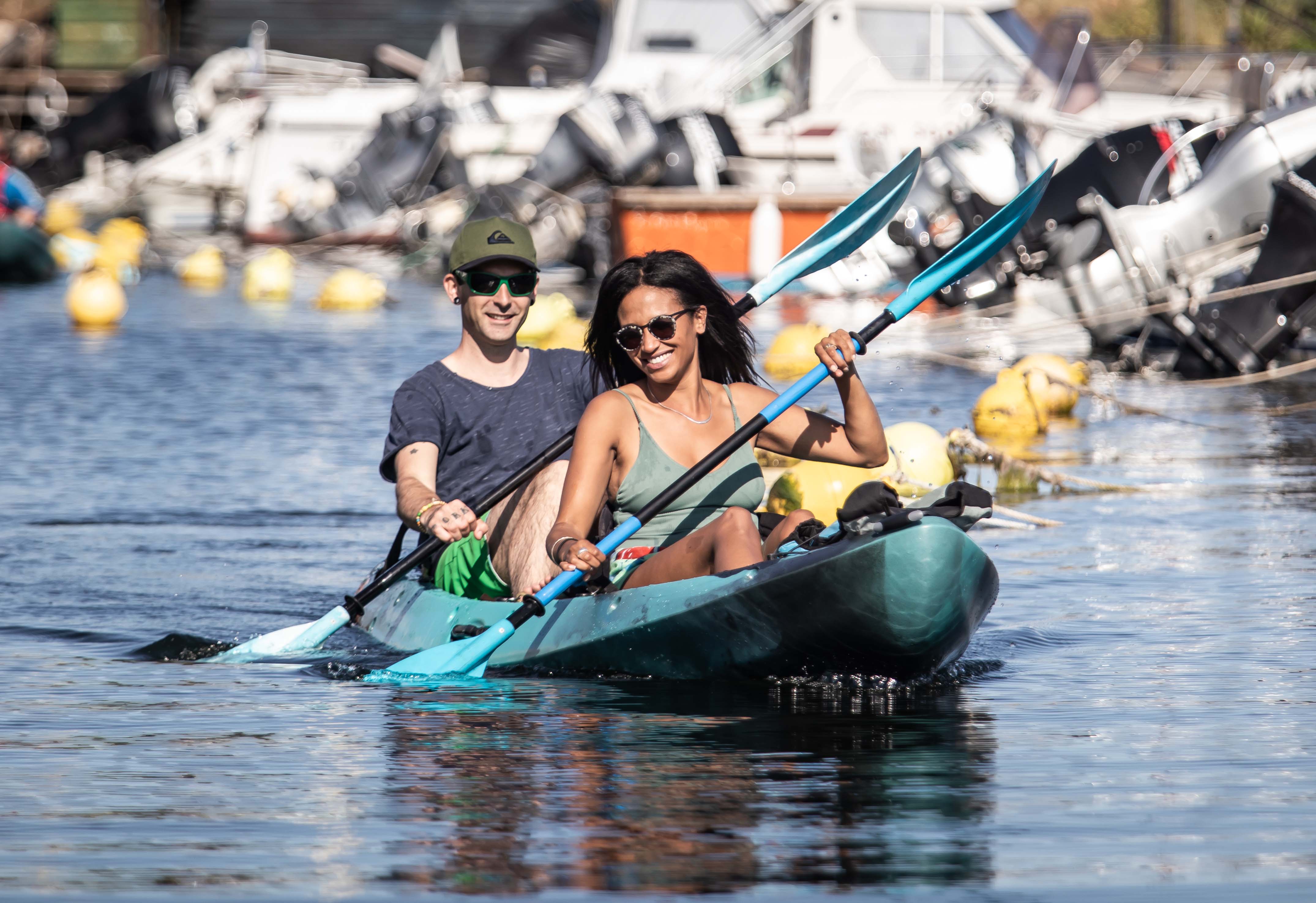 Kayak sur la lagune de Thau - © Olivier Octobre