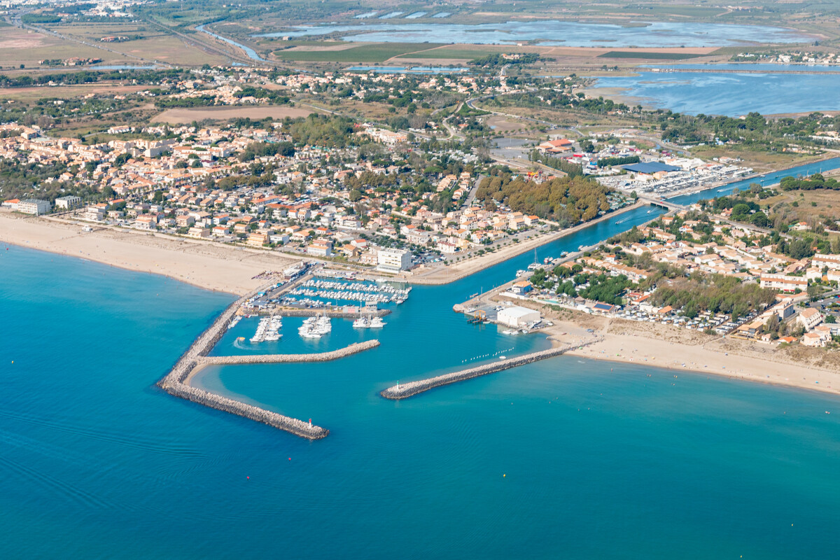 Le canal de Pisse-aumes à Marseillan-Plage - © Office de Tourisme Intercommunal Archipel de Thau