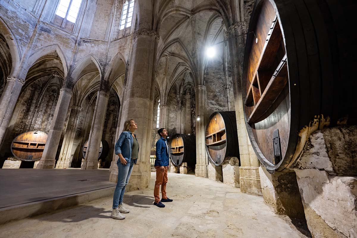 Le cloitre de l'abbaye de Valmagne