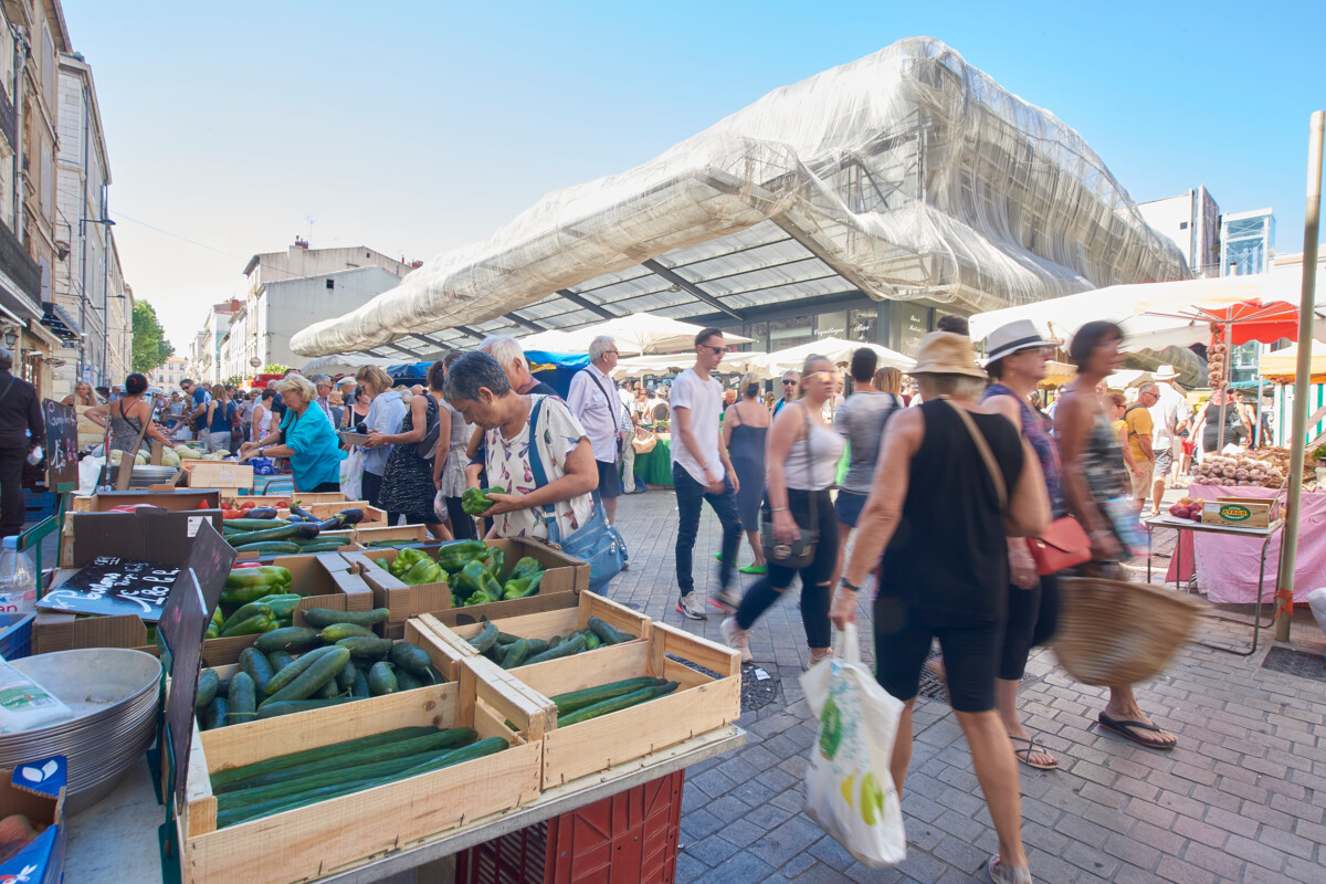 Marché du mercredi à Sète - &copy; Office de tourisme Archipel de Thau