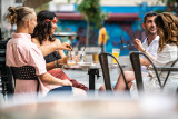 Boire un verre en terrasse