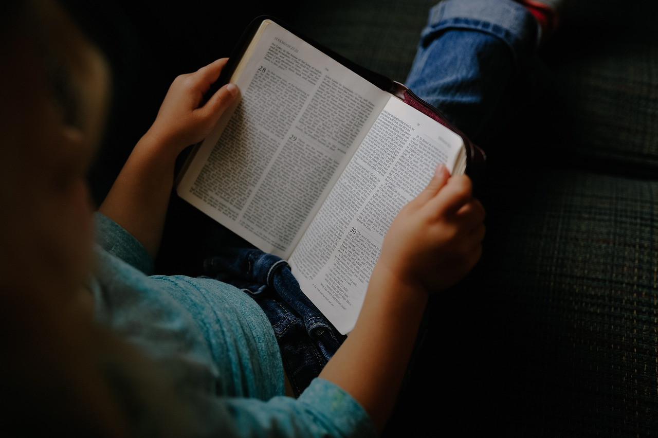 Lecture à la médiathèque