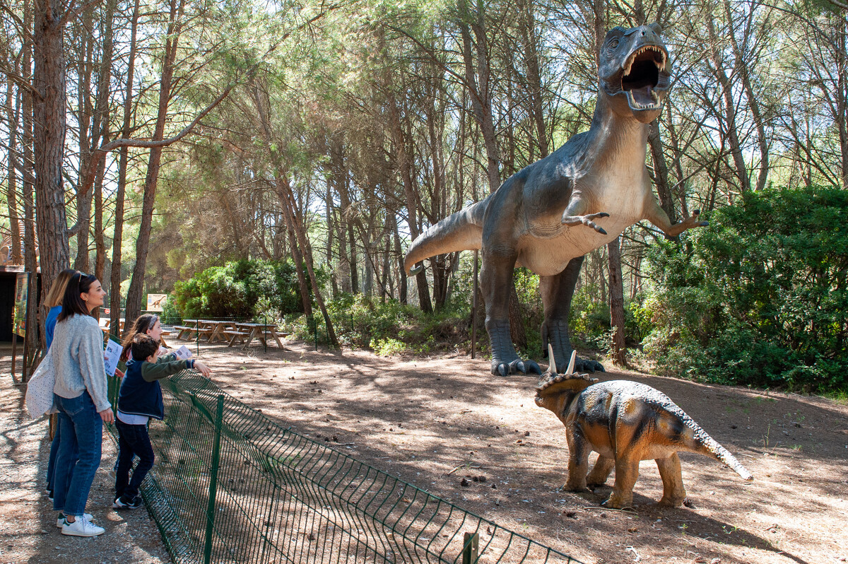 Visite du parc des dinosaures à Mèze