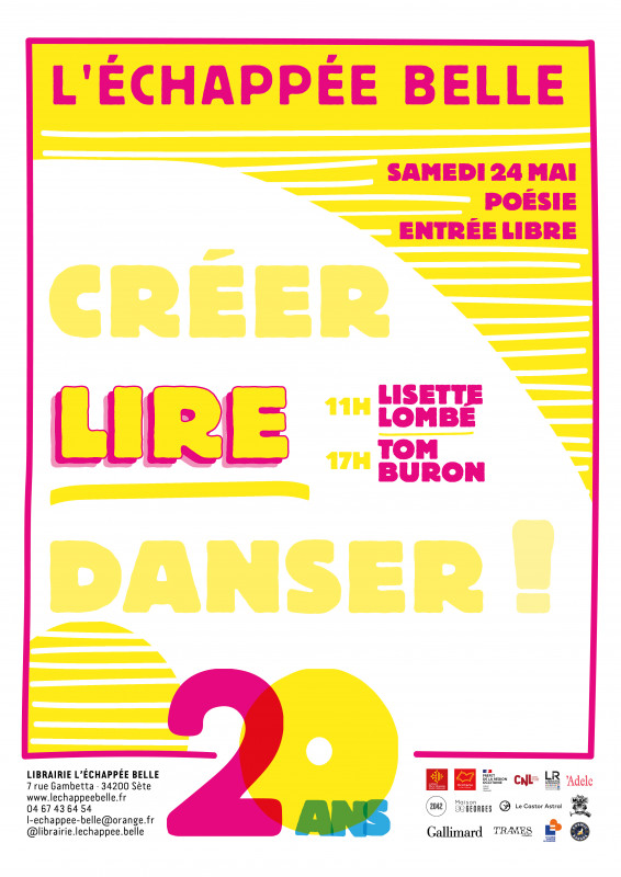 20 ANS DE L'ÉCHAPPÉE BELLE : RENCONTRE POÉSIE AVEC LISETTE LOMBÉ
