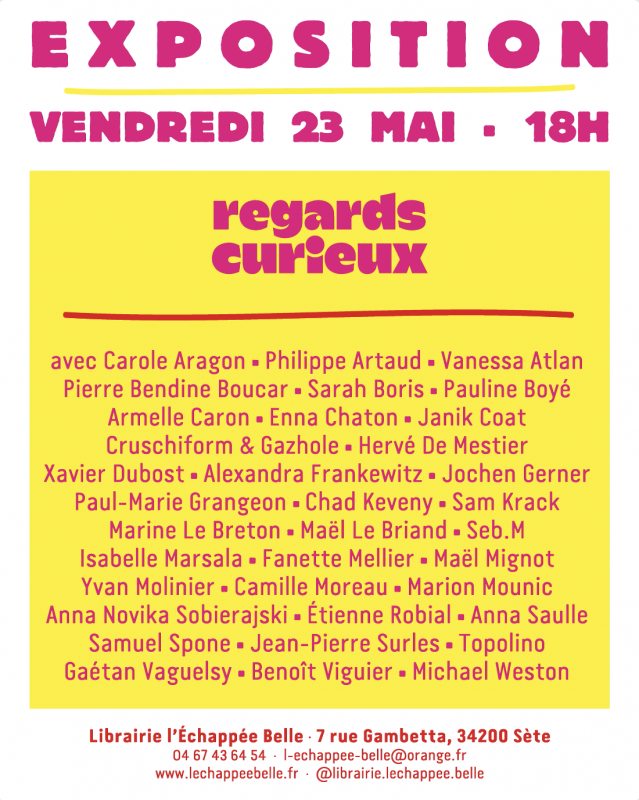 20 ANS DE L'ÉCHAPPÉE BELLE : VERNISSAGE DE L'EXPOSITION REGARDS CURIEUX