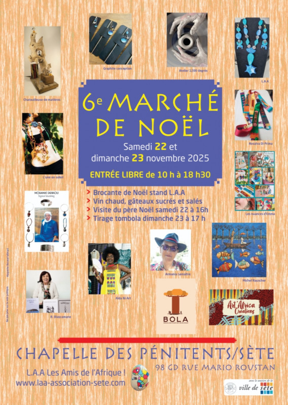 SIXIÈME MARCHÉ DE NOËL DES ARTISANS OCCITANS ET AFRICAINS