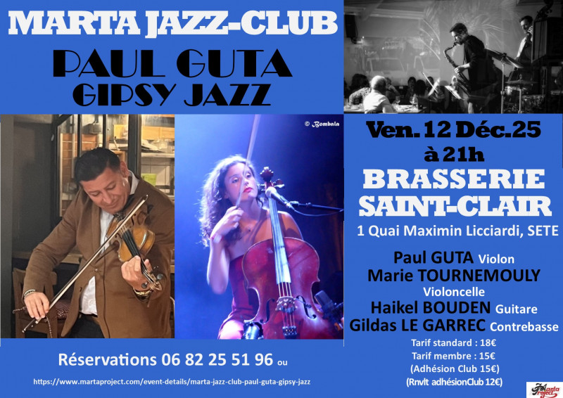 Marta Jazz-Club Paul Guta Gipsy Jazz 12 12 2025.jpg - © Marta Jazz-Club Marta Jazz-Club Paul Guta Gipsy Jazz 12 12 2025.jpg