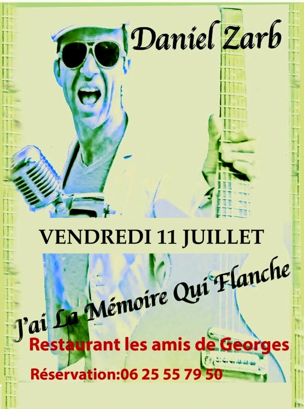 CONCERT : J'AI LA MÉMOIRE QUI FLANCHE - DANIEL ZARB