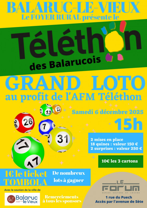 Telethon 2025.jpg - © Ville de Balaruc-le-Vieux Telethon 2025.jpg