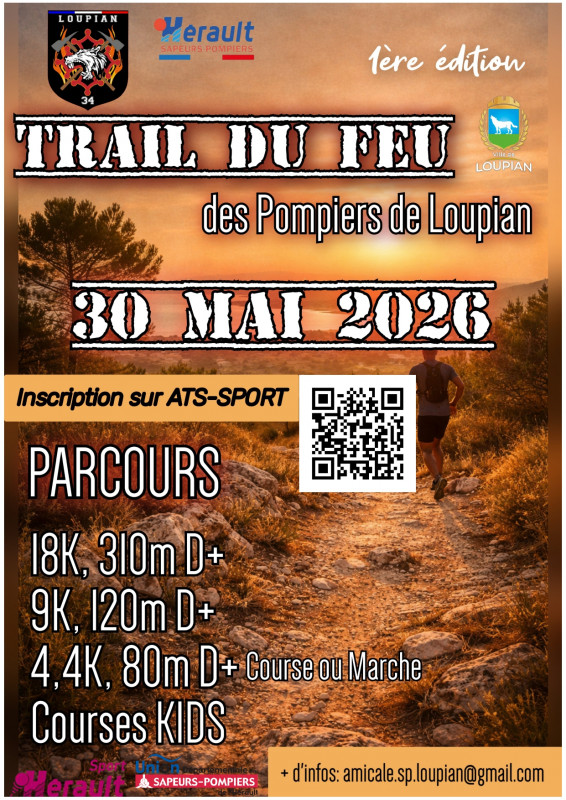 AFFICHE TRAIL DU FEU 