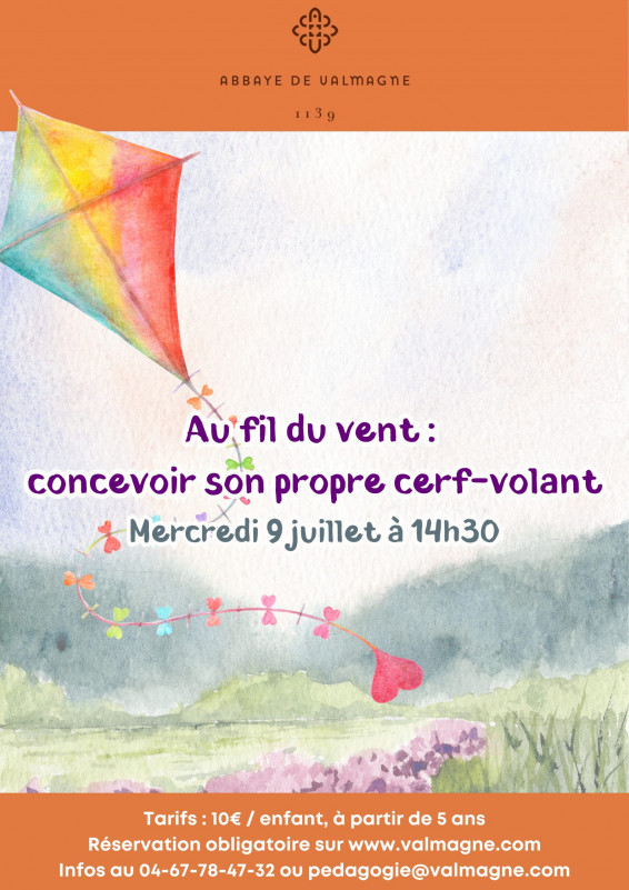 ATELIER ENFANT : CONCEPTION DE SON PROPRE CERF VOLANT