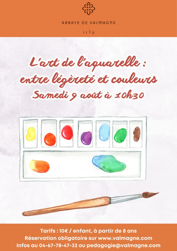 ATELIER ENFANT : L'ART DE L'AQUARELLE
