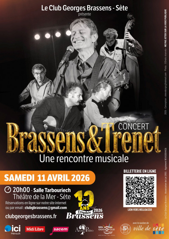 BRASSENS & TRENET – LA RENCONTRE MUSICALE