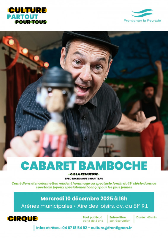 cabaret-bamboche-cie-la-remueuse-18314931 - © Ville de Frontignan cabaret-bamboche-cie-la-remueuse-18314931