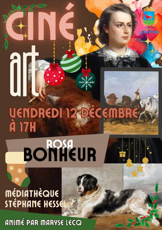 CINÉ ART : ROSA BONHEUR - © Médiathèque Stéphane Hessel CINÉ ART : ROSA BONHEUR