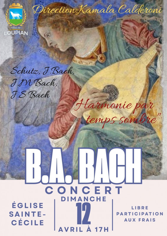 Concert B.A.BACH - © Ville de Loupian Concert B.A.BACH