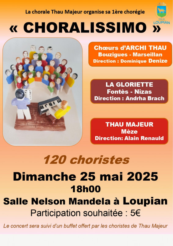 CONCERT DE LA CHORALE THAU MAJEUR