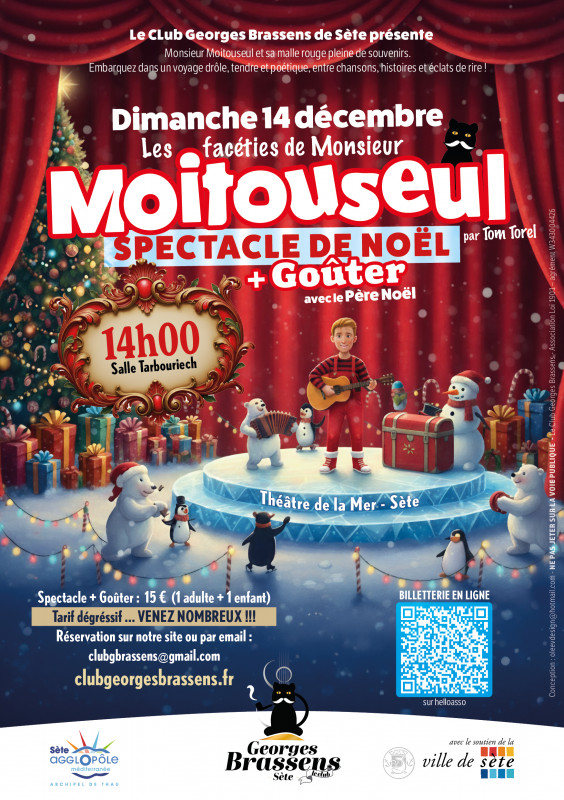 CONCERT : LES FACETIES DE MR MOITOUSEUL - © Club Georges Brassens CONCERT : LES FACETIES DE MR MOITOUSEUL