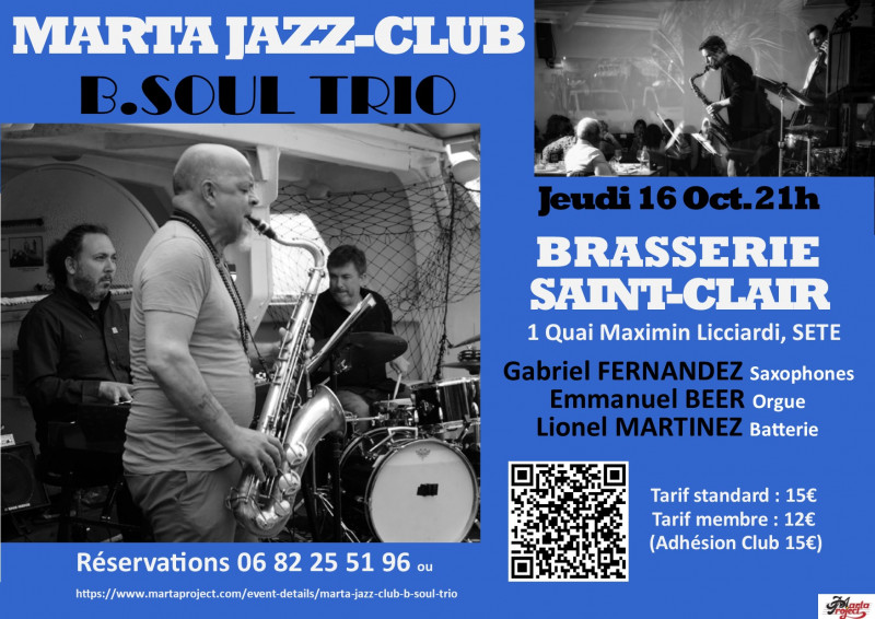 CONCERT MARTA PROJECT : B. SOUL TRIO