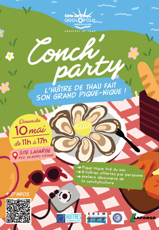 CONCH' PARTY  L'HUÎTRE DE THAU FAIT SON GRAND PIQUE-NIQUE.png