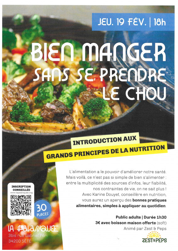 CONFÉRENCE : BIEN MANGER SANS SE PRENDRE LE CHOU !