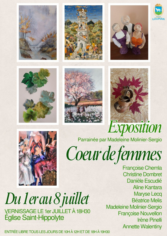 EXPOSITION ARTISTIQUE : CŒUR DE FEMMES - © EXPOSITION ARTISTIQUE : CŒUR DE FEMMES EXPOSITION ARTISTIQUE : CŒUR DE FEMMES
