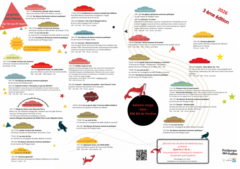 FESTIVAL PRINTEMPS DES POÈTES : TROBADORS & TROBAIRITZ - © La Baleine Rouge FESTIVAL PRINTEMPS DES POÈTES : TROBADORS & TROBAIRITZ