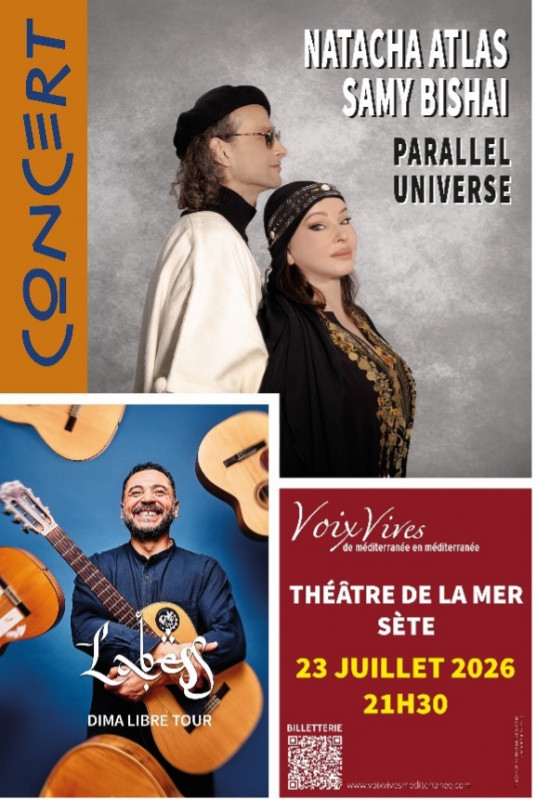  FESTIVAL VOIX VIVES : NATACHA ATLAS & SAMY BISHAI