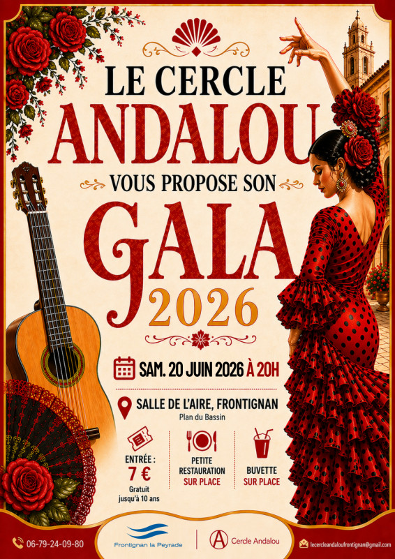 GALA DU CERCLE ANDALOU - © LE CERCLE ANDALOU GALA DU CERCLE ANDALOU