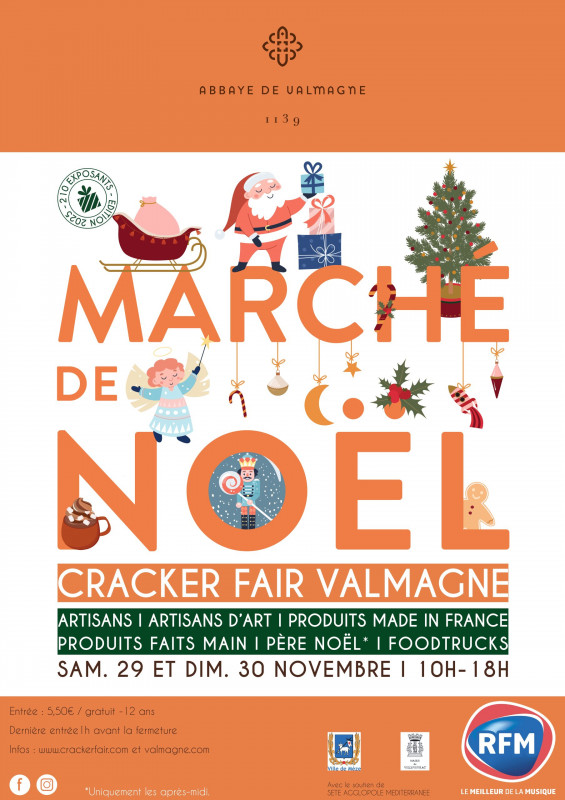 GRAND MARCHÉ DE NOËL À VALMAGNE - © Abbaye de Valmagne GRAND MARCHÉ DE NOËL À VALMAGNE