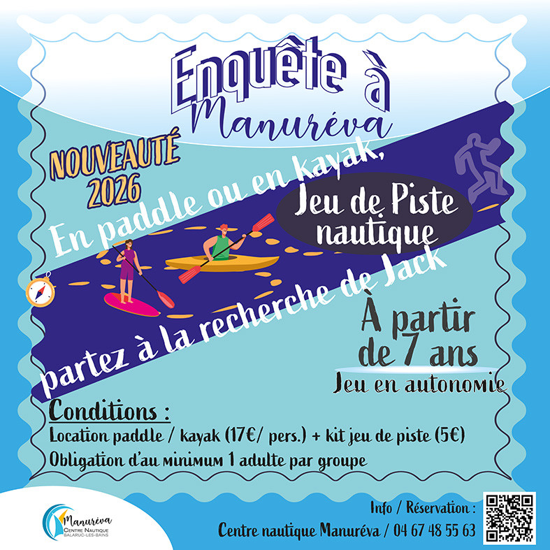 JEU DE PISTE NAUTIQUE - © CENTRE NAUTIQUE MANUREVA JEU DE PISTE NAUTIQUE