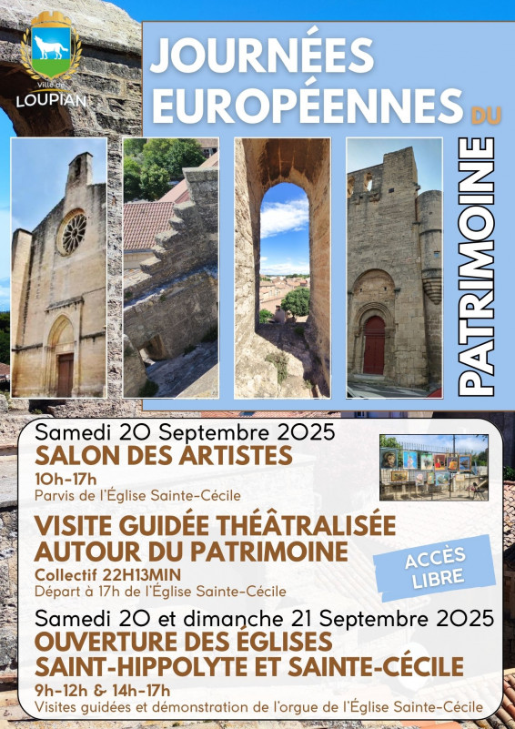 JOURNÉES EUROPÉENNES DU PATRIMOINE DE LOUPIAN