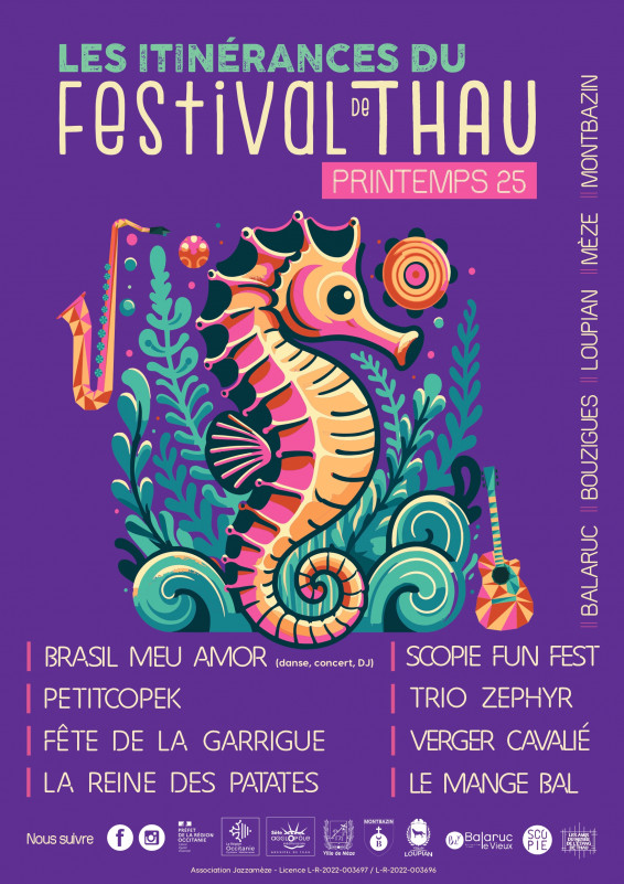 LES ITINÉRANCES DU FESTIVAL DE THAU 2025