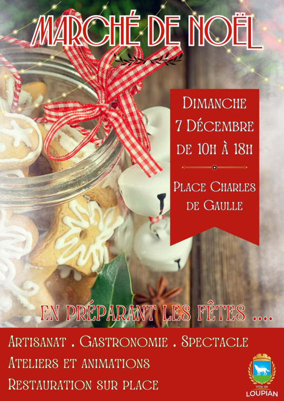 MARCHÉ DE NOËL DE LOUPIAN - © Service Culture de Loupian MARCHÉ DE NOËL DE LOUPIAN